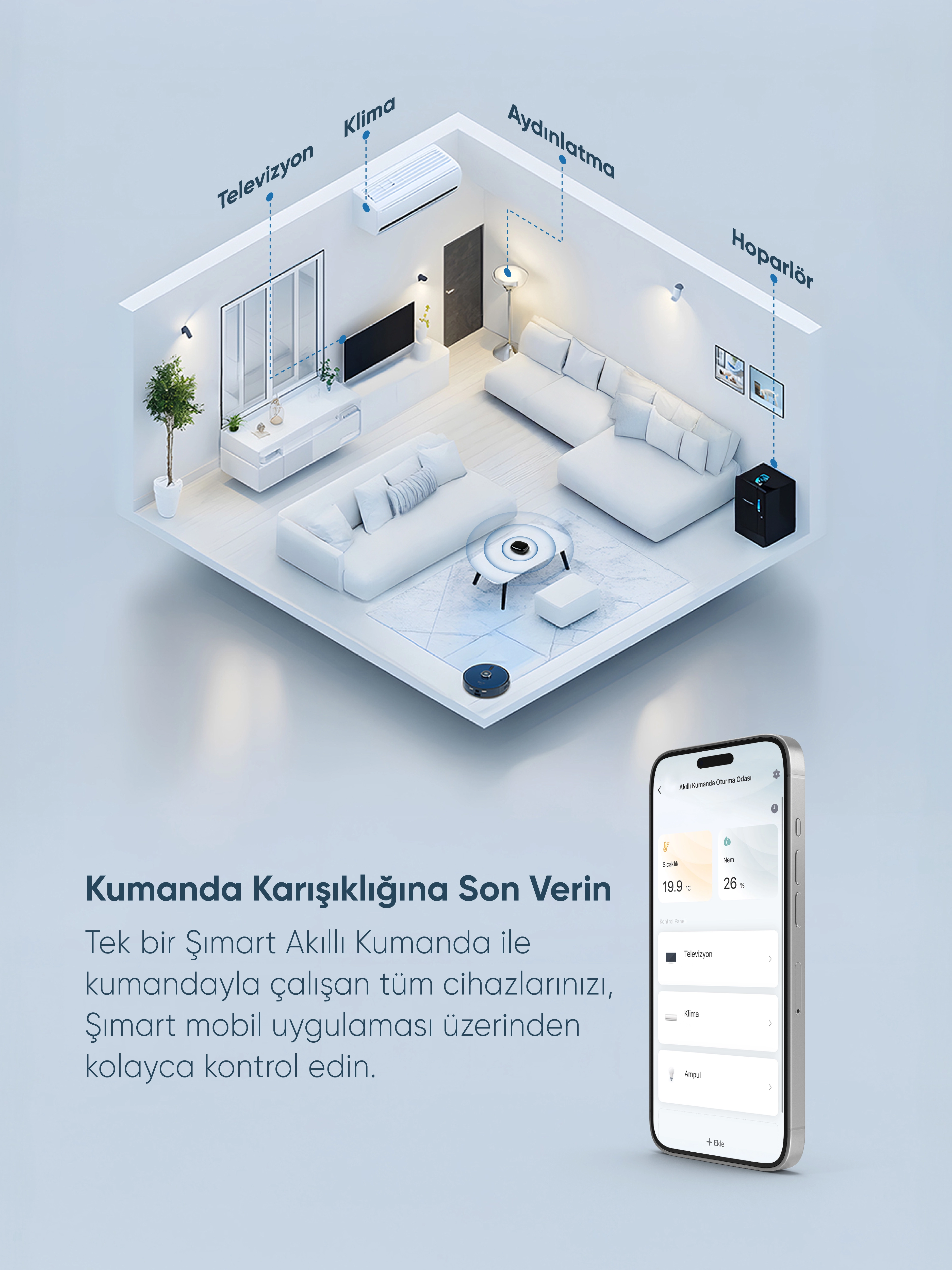 Akıllı Kumanda - Robot Süpürge ve Akıllı Ev Sistemleri