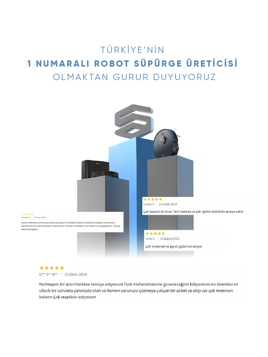 katya T Akıllı Robot Süpürge (Yeni) - Robot Süpürge ve Akıllı Ev Sistemleri