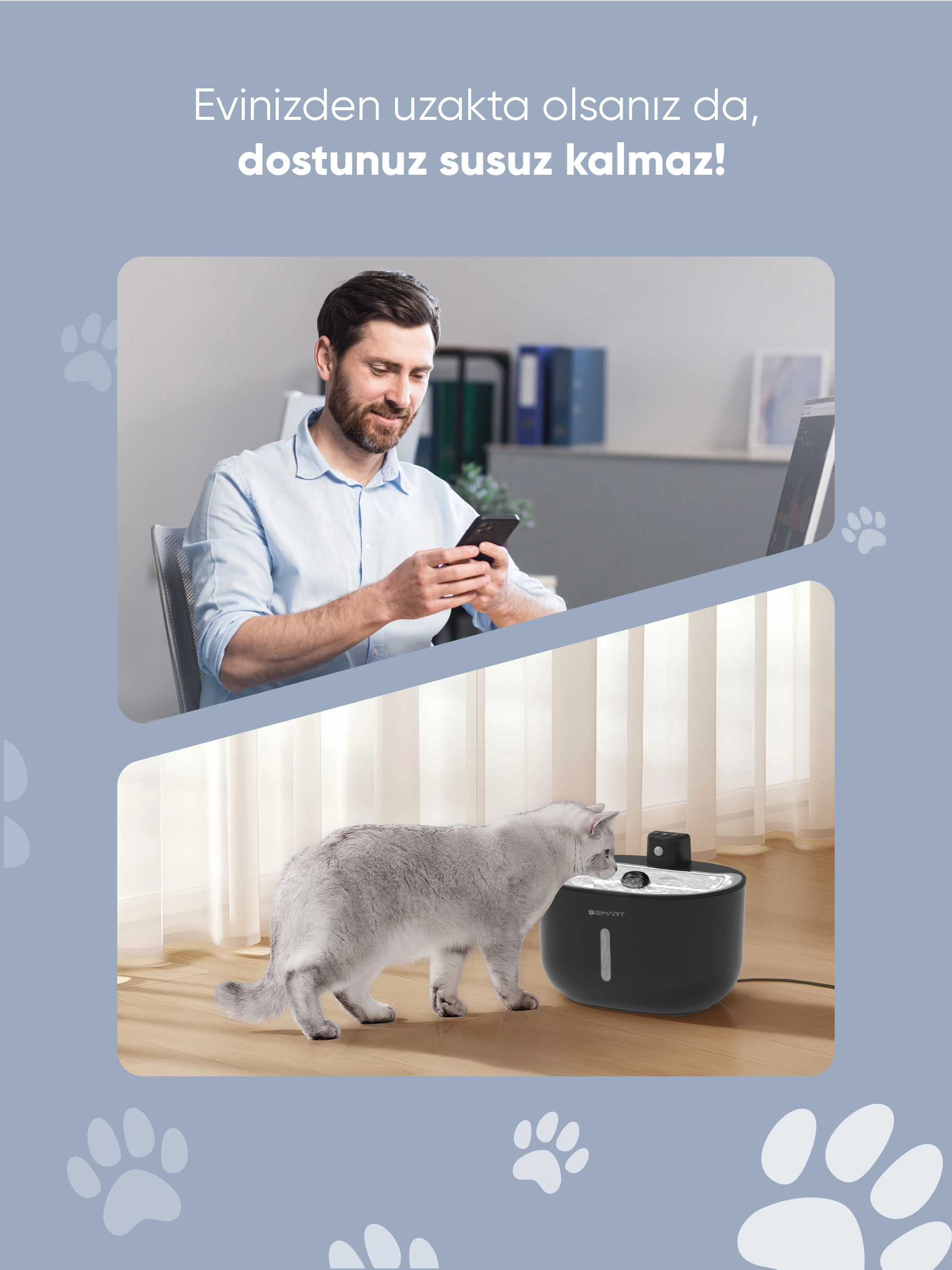 Akıllı Evcil Hayvan Sebili - Robot Süpürge ve Akıllı Ev Sistemleri